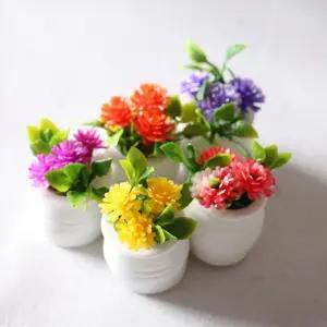 납골당 봉안당 미니 화분세트 5p 추모 조화 꽃장식 꾸미기 소품