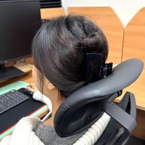 말랑 실리콘 집게핀 블랙