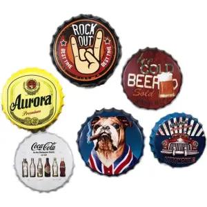 레트로 병뚜껑 액자 장식품 와인바 원룸 장식 호프집