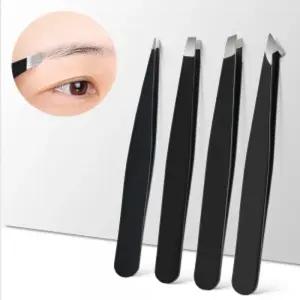 쪽집게 4종 세트/정밀/족집게/제모/보조/뽑기/메이크업/헤어/다리털/미용/뷰티/눈썹/집게/핀셋/잔털/속눈썹