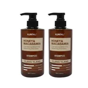 쿤달 허니 앤 마카다미아 네이처 샴푸 일랑일랄향 500ml 2개