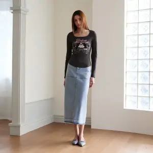 [에고이스트](강남점)[BL] 스퀘어넥 프린팅 긴팔 티셔츠 (ES2OTL05)