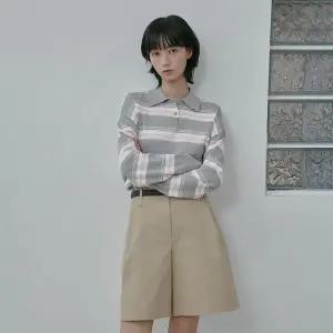 [LAP](강남점)멀티 스트라이프 카라 니트 AS1KH268