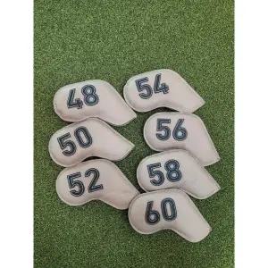 추천 ) 웨지 헤드 커버 단품 아이언커버 모카색상(자석형)