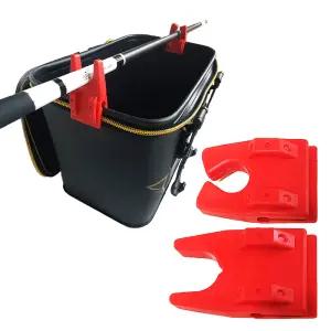 밑밥통 낚시대 로드 거치대 클립 살림통 삐꾸통 꽃이 바칸 로드 홀더 스탠드 낚시 받침대