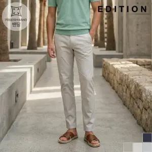 [에디션] 사이드밴딩 면스판 치노 팬츠 (NEE2PP1901)