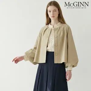 [매긴]벌룬 슬리브 숏 트렌치 자켓_MI6S1JK1080