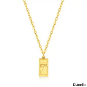 디아넬로24K 골드바 목걸이+ (방송) 24K 페가수스 금박키링+ 999 실버 행운 말 수표