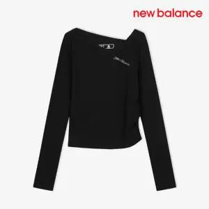 뉴발란스 티셔츠 /w1- NBNDF4W832 19 / W 골지 컷아웃