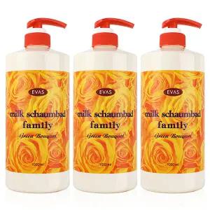 에바스 밀크 샴바드 7호 그린 부케향 1000ml 3개