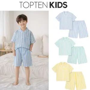 [탑텐키즈](의정부점)(공용) 시어서커 파자마셋업(5부) MKG5UI3012