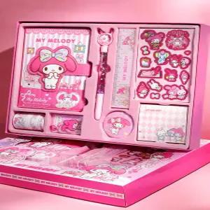 [심쿵선물] 산리오 다이어리 꾸미기 풀세트 (쿠로미/시나모롤 선택) 올인원 초등학생 생일선물 다꾸세트 떡메 문구세트