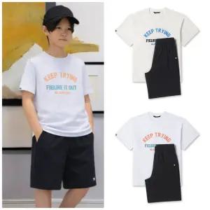 [블랙야크키즈](센텀시티점)통기성이 우수한 반팔티셔츠+반바지 [크래시반팔세트][정상가109,000원]