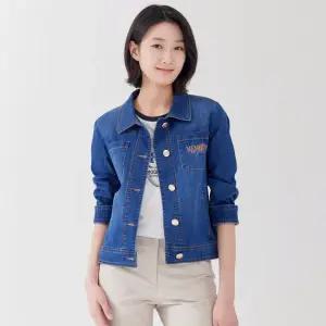 [지센] 스탠카라 데님자켓 LCJKP322_BL