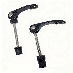 접이식 릴리즈 나사형 볼트 손으로 파이프 조이는 자전거 안장 M6 시트 나사 도구 고정 튜브