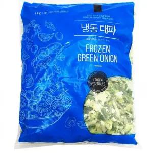 그린무역 냉동 대파 슬라이스 1kg 냉동파