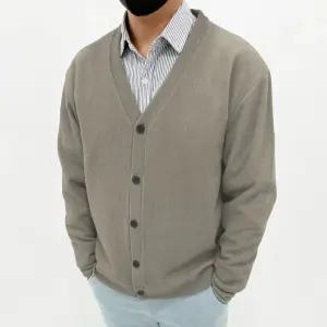 남자 남성 봄 가을 오버핏 가디건 아우터 캐주얼 간절기 빅사이즈 M~3XL 에디션 오버핏 가디건