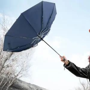 자동 양산 튼튼한 접이식 3단 자동 우산 휴대용 대형 반사판 골프