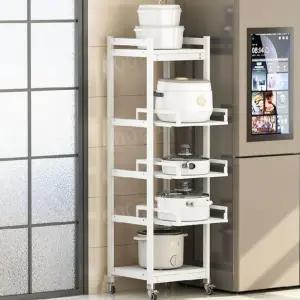 이동식 렌지대 바퀴달린 에어프라이어 밥솥 다이 바퀴 선반