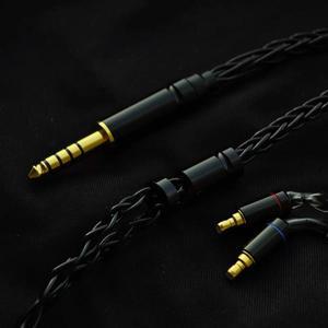 Sennheiser IE100pro/IE500pro/IE400용 고순도 OCC 은도금 리뉴얼 케이블 - 4.4/2.5/3.5가 포함 8코어 밸런