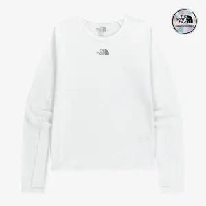 [노스페이스] [노스페이스 공식] NT7TR81K 화이트라벨 여성 스텝업 긴팔 라운드티 WHITE