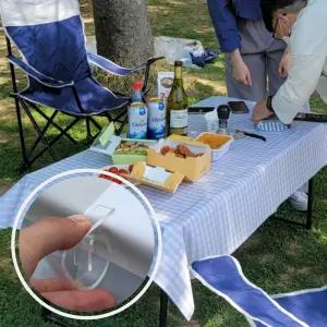 테이블보 식탁보 고정클립 투명 4P 식탁보고정 테이블보고정 식탁보홀더