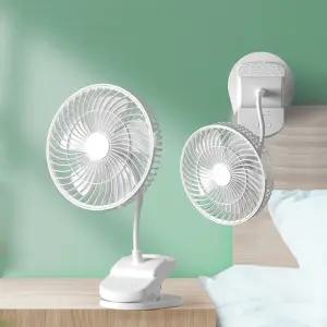 무지 선풍기 2층 침대용 자바라 탁자용 책상용 클립형 침대 집게형