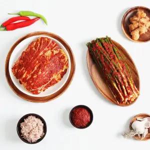 선화동매운실비김치 맛있게 매운 대전 선화동 실비 김치+파김치 세트 2.3kg 1개