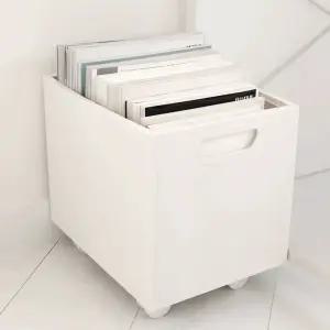 오픈 이동식 책꽂이 수납박스 정리함 북트롤리