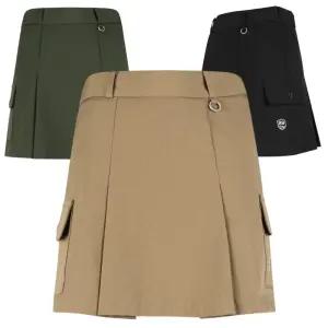 신축성좋은 여자 솔리드 골프 맞주름 카고 큐롯 20대여성 싱글골퍼 봄