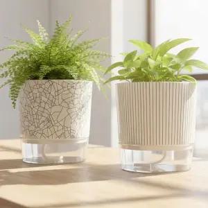 저면관수 화분 자동급수 식물 키우기 베란다 홈가드닝 플랜테리어 분갈이 2컬러