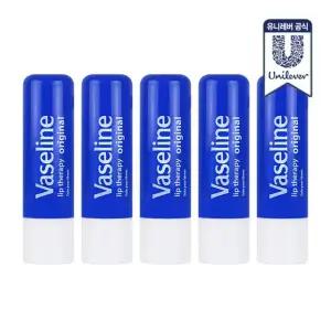 바세린 립 테라피 스틱 오리지널 4.8g x 5개