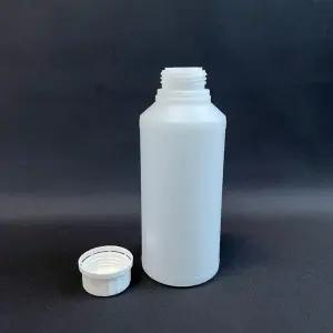 HDPE 0.5리터 낱개 플라스틱 통 소구 원형 오일 소분 용기 페트병