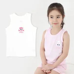 [캐치!티니핑] 여아용 클린 순면 런닝 2종 세트