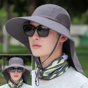 [퍼니메이커]남여공용 햇빛차단 시원한 여름모자 자외선차단모자 농사모자 작업모자 농부모자