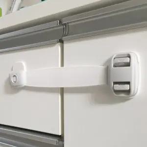 냉장고 서랍장 문열림방지 슬라이드락 밴드형