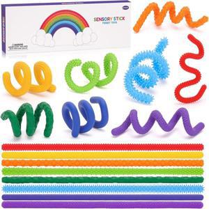 8개 EDC 피젯 센서리 스틱 장난감 걱정볼 자폐증 진정 어린이 성인 불안 완화 스트레스