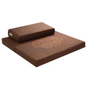 접이식 명상매트 방석 불교 자수 좌식 쿠션 기도 바닥용