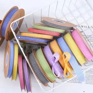 체크리본 선물 포장 부자재 끈 공예 데코 (2cm 45M) 체크리본 포장끈 리본타이