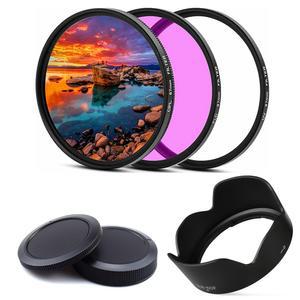 RF 18 150MM IS 후드 EW 카메라 CPL 바요넷 R10 FLD EOS EW60F R7 STM 바디 60F UV 후면 필터