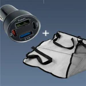 쑤미니 차량 수납 충전 세트 차량용멀티시거잭