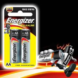 ( 에너자이저 알카라인 AA건전지 2P LR6 밧데리