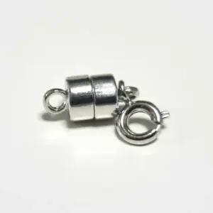 실버 자석 고리 목걸이 연장 체인