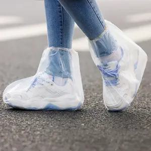 일회용 신발 커버 장마 방수 비닐 레인부츠 DD-12661 슈즈커버 운동화커버