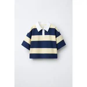 ZARA 스트라이프 폴로셔츠 - 스트라이프 {WLM}