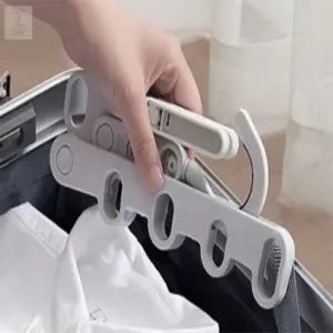 픽만 공간활용 접이식 원룸 드레스룸 옷장정리 행거 5구 여행용접이식옷걸이