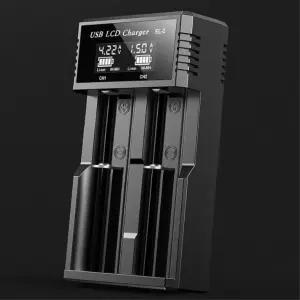 18650 26650 리튬배터리 C타입충전기 거치대 고속 후레쉬