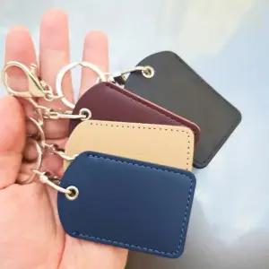 가죽 디지털 도어락 키케이스 아파트 카드키 현관 번호키 카드 키홀더