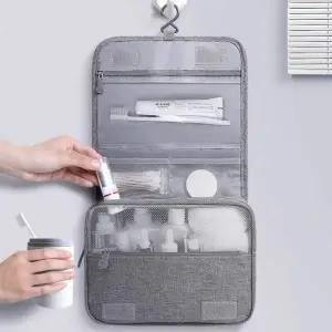 수납대왕 걸이형 여행용 세면 파우치 화장품 정리 세면 여행 형