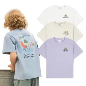 [롯데백화점]디스커버리익스페디션 DKRS57053 키즈 콜라보 캠핑 그래픽 반팔티셔츠